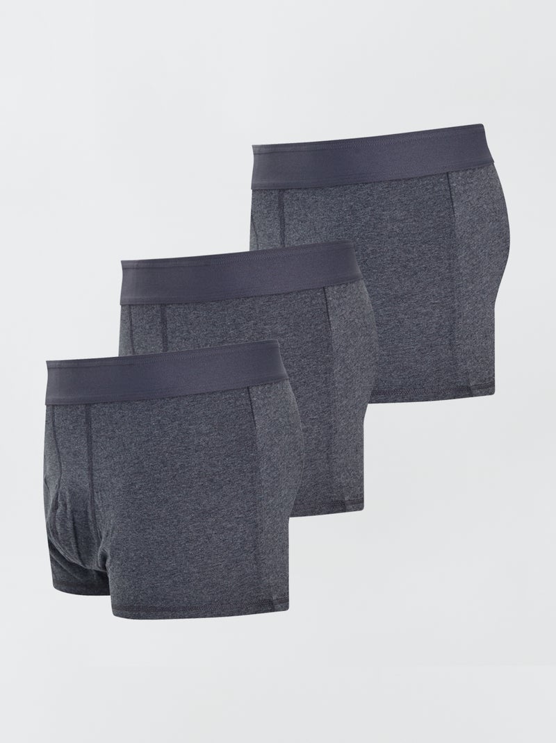 Lot de 3 boxers  size+ Gris - Kiabi