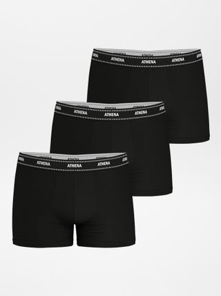 Lot de 3 boxers stretch 'Athena'