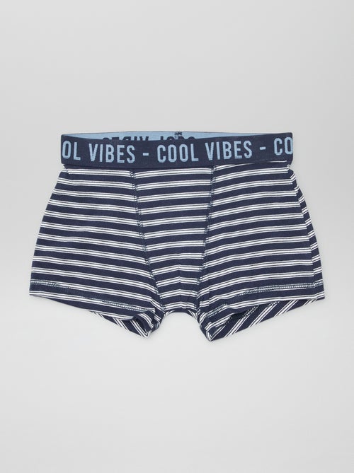 Lot de 3 boxers stretch - Kiabi