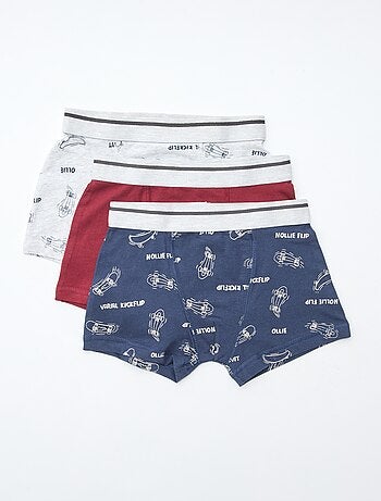 Lot de 3 boxers stretch