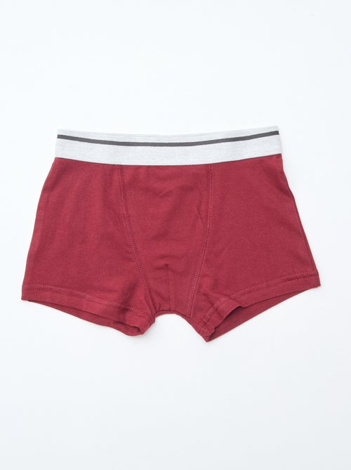 Lot de 3 boxers stretch - Kiabi