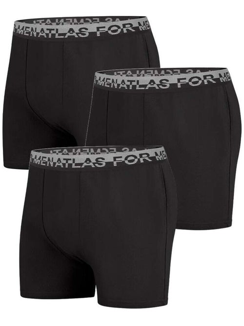 Lot de 3 Boxers Stretch Confort - ATLAS FOR MEN - Kiabi Lot de 3 Boxers Stretch Confort - ATLAS FOR MEN - Kiabi