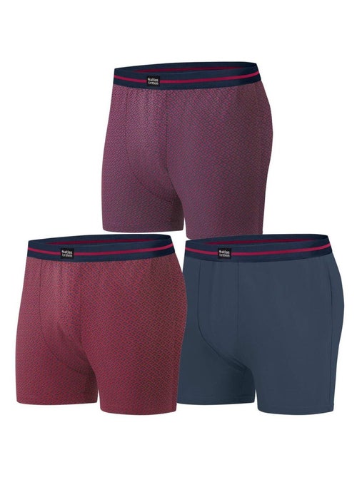 Lot de 3 Boxers Stretch Fantaisie - ATLAS FOR MEN - Kiabi Lot de 3 Boxers Stretch Fantaisie - ATLAS FOR MEN - Kiabi
