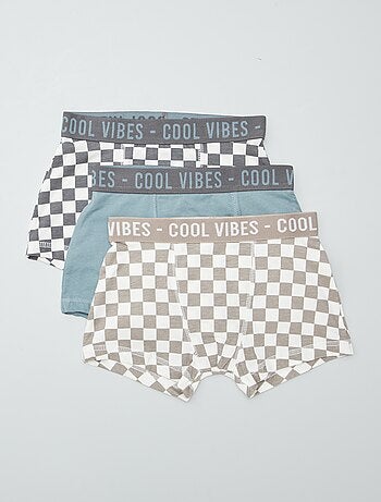 Lot de 3 boxers stretch