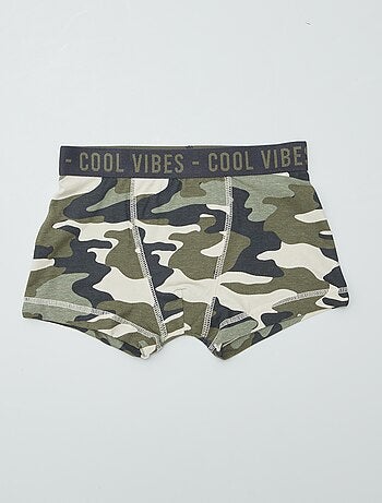 Lot de 3 boxers stretch