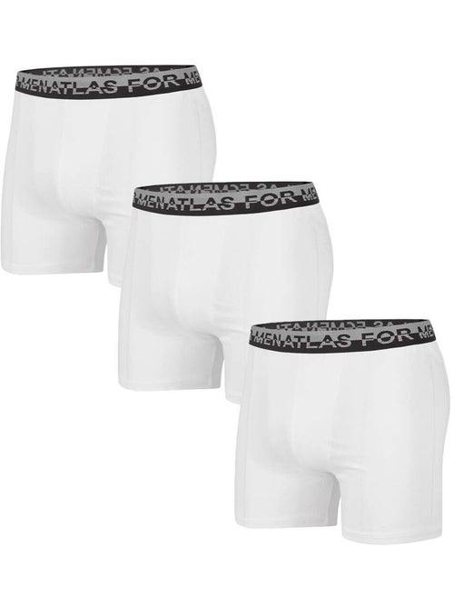Lot de 3 boxers stretch unis - atlas for men - Kiabi Lot de 3 boxers stretch unis - atlas for men - Kiabi