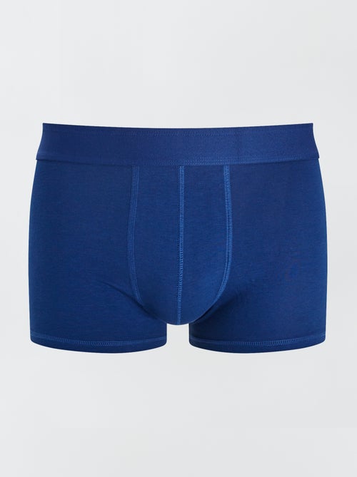 Lot de 3 boxers unis - Kiabi
