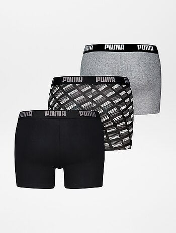 Lot de 3 boxers unis et imprimés 'Puma'