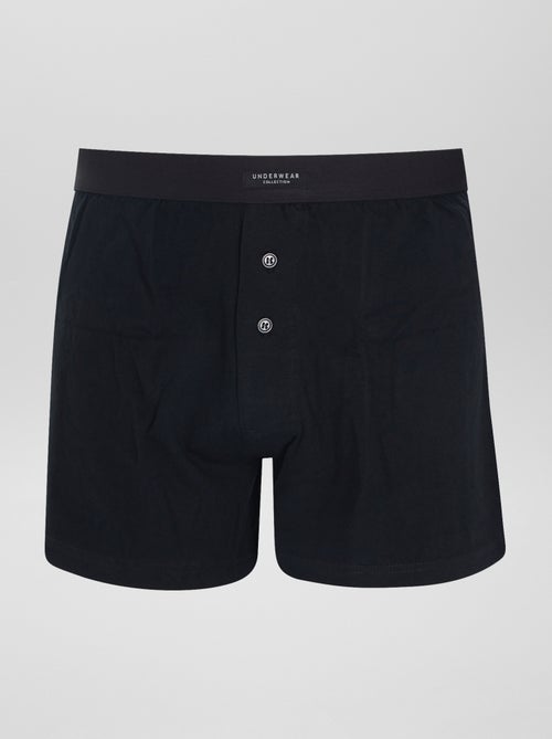 Lot de 3 boxers unis - Kiabi