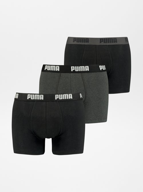 Lot de 3 boxers unis 'Puma' - Kiabi