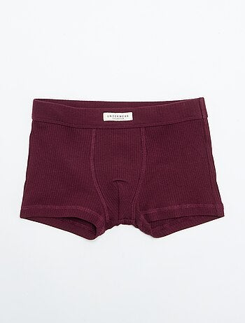 Lot de 3 boxers unis