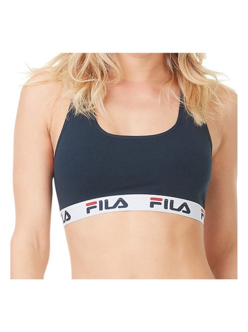 Lot de 3 brassières coton femme c uni fila - Kiabi Lot de 3 brassières coton femme c uni fila - Kiabi