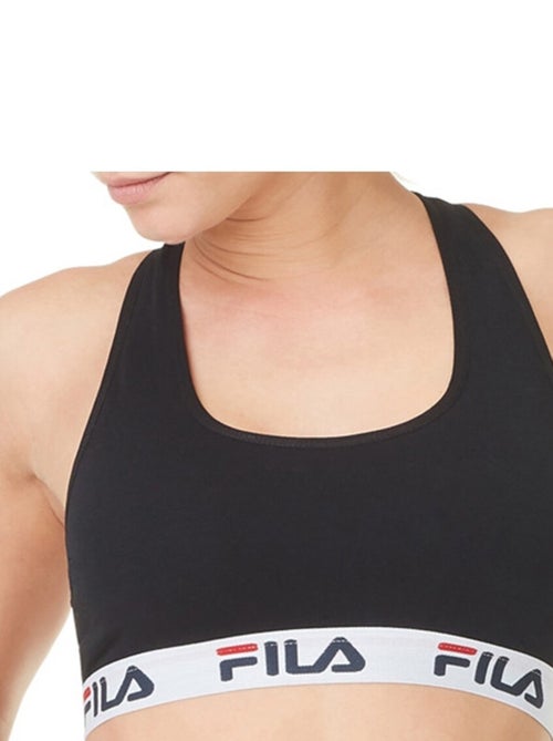 Lot de 3 brassières coton femme c uni fila - Kiabi Lot de 3 brassières coton femme c uni fila - Kiabi