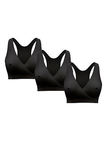 Lot de 3 brassières grossesse et allaitement medela keep cool - brassière de nuit, respirante et