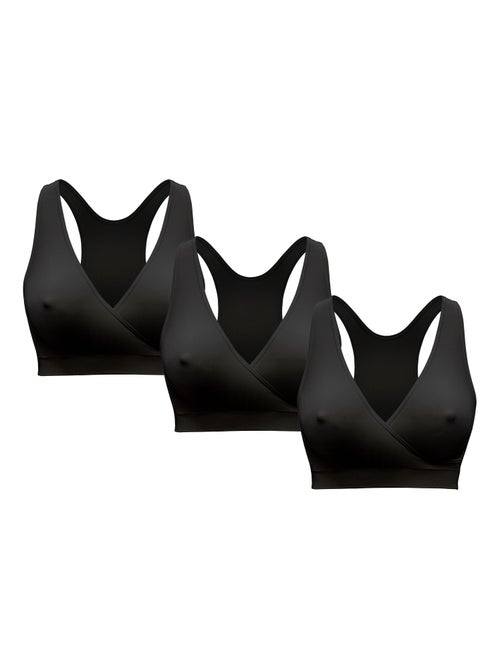 Lot de 3 brassières grossesse et allaitement medela keep cool - brassière de nuit, respirante et - Kiabi