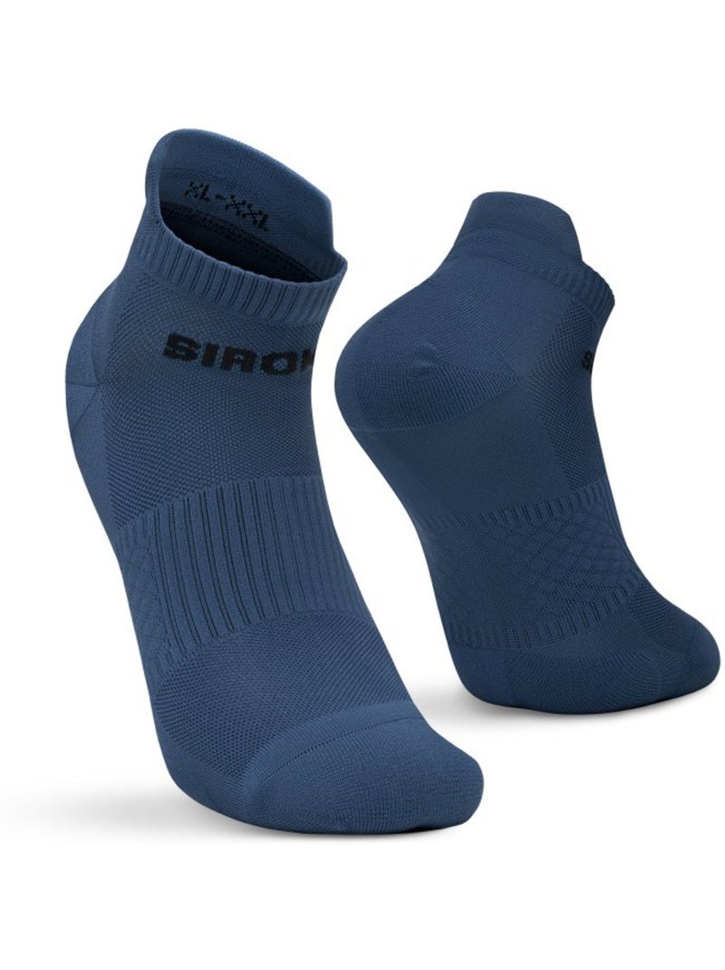 Lot de 3 chaussettes basses de sport fitness homme et femme trim Bleu - Kiabi