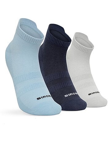 Lot de 3 chaussettes basses golf coton bio golf homme et femme torrey blues