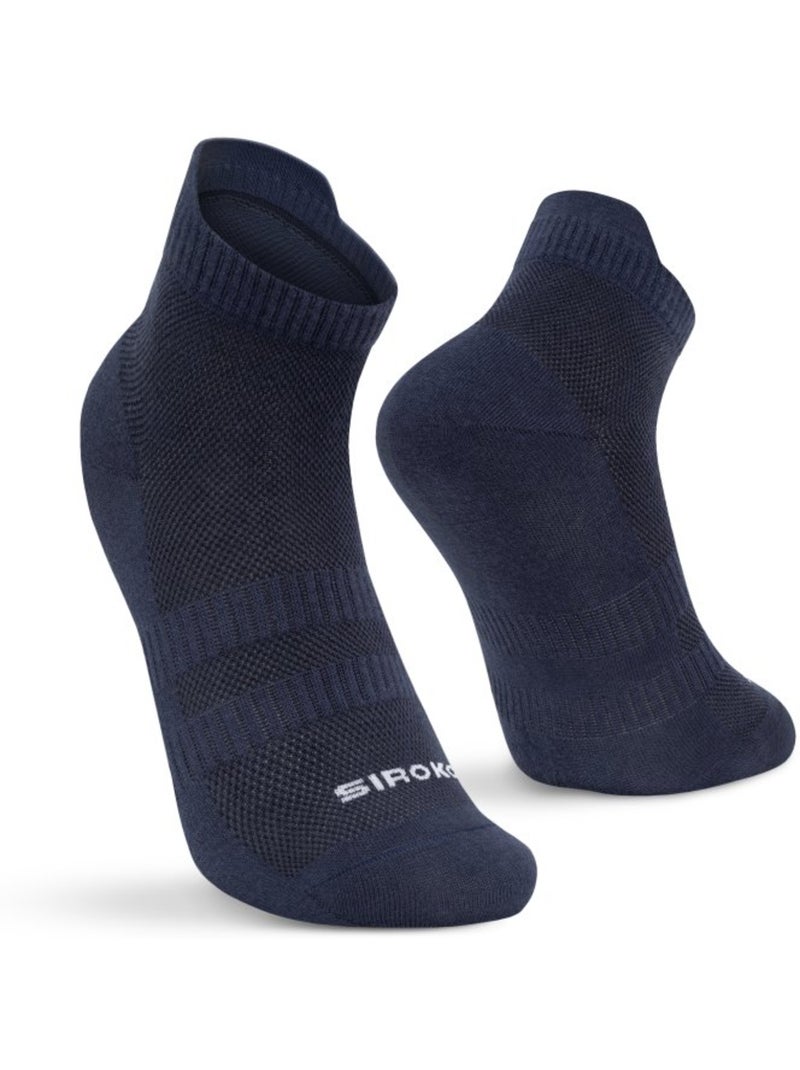 Lot de 3 chaussettes basses golf coton bio golf homme et femme torrey blues Bleu - Kiabi