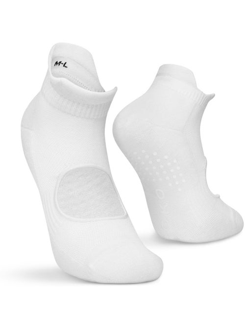 Lot de 3 chaussettes basses yoga antidérapantes fitness homme et femme scale - Kiabi