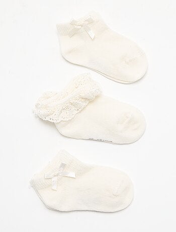 Lot de 3 chaussettes de cérémonie