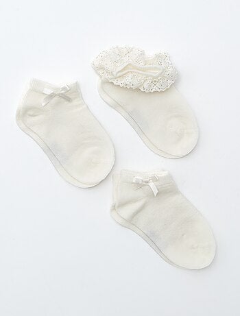 Lot de 3 chaussettes de cérémonie