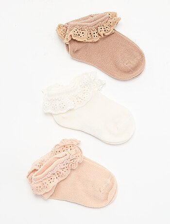 Lot de 3 chaussettes de cérémonie