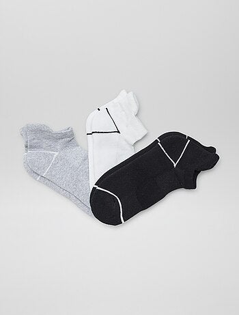 Lot de 3 chaussettes de sport invisibles