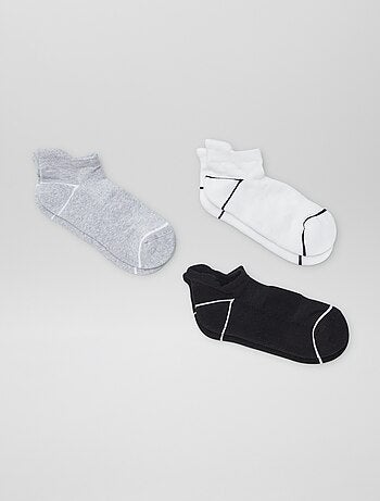 Lot de 3 chaussettes de sport invisibles