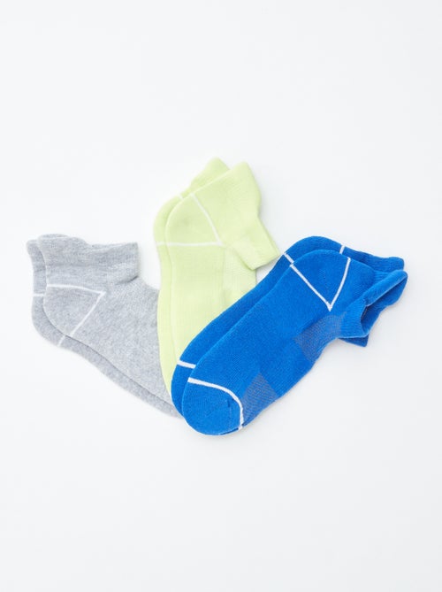 Lot de 3 chaussettes de sport invisibles - Kiabi