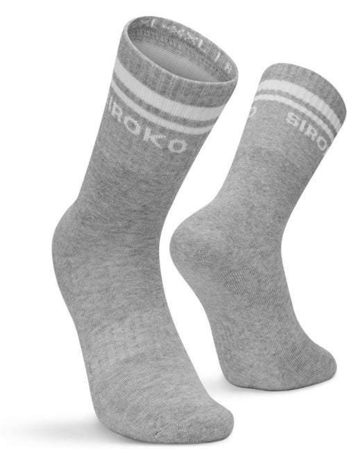Lot de 3 chaussettes de sport mi-mollet fitness homme et femme tribe - Kiabi