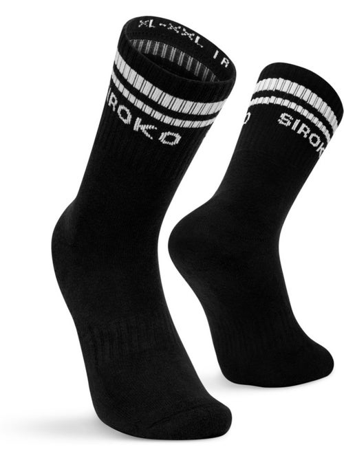 Lot de 3 chaussettes de sport mi-mollet fitness homme et femme tribe - Kiabi