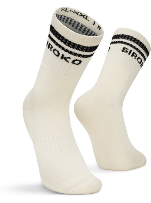 Lot de 3 chaussettes de sport mi-mollet fitness homme et femme tribe - Kiabi