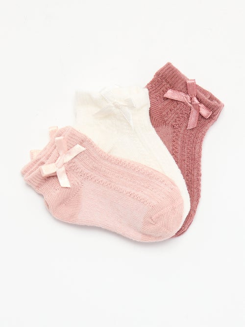 Lot de 3 chaussettes fantaisies - Kiabi