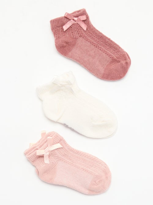 Lot de 3 chaussettes fantaisies - Kiabi