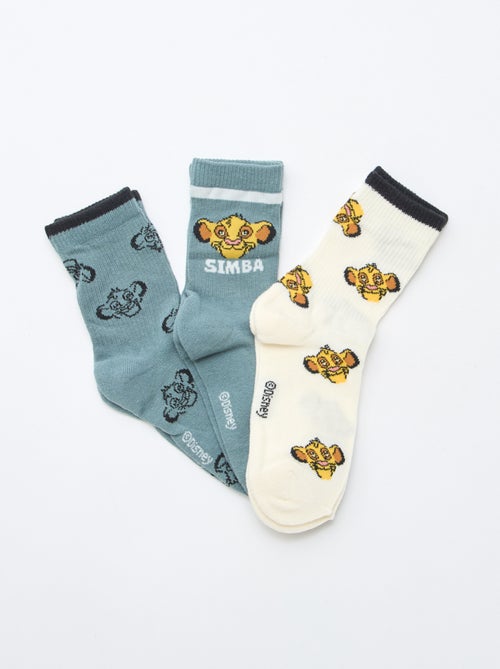 Lot de 3 chaussettes fantaisies 'Simba' - Kiabi