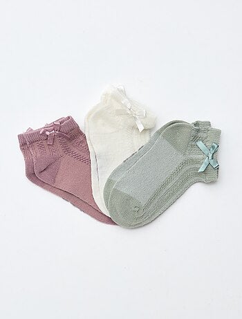 Lot de 3 chaussettes fantaisies
