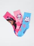 Lot de 3 chaussettes 'Gabby et la maison magique' BLEU - Kiabi