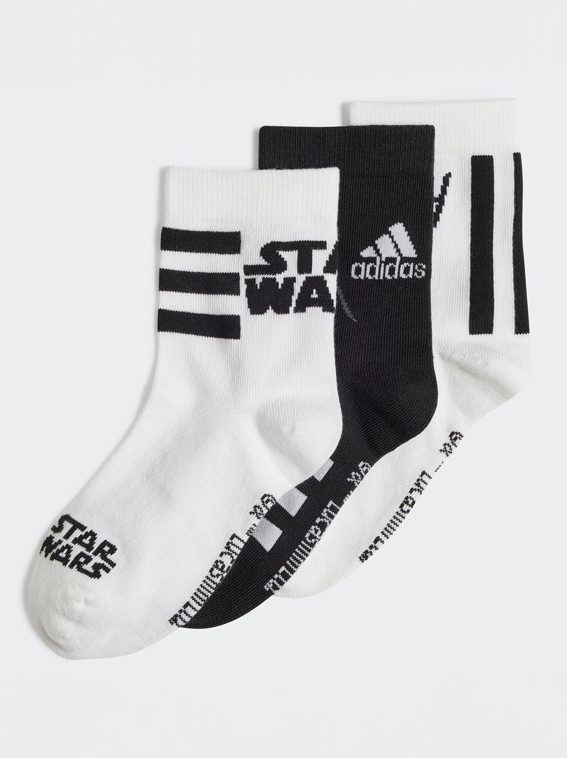 Lot de 3 chaussettes mi-hautes 'adidas' Blanc - Kiabi