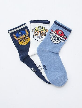 Lot de 3 chaussettes 'Pat'patrouille'