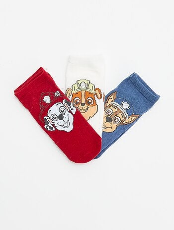 Lot de 3 chaussettes 'Pat'patrouille'