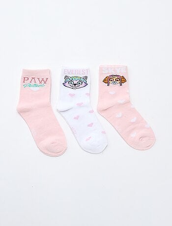 Lot de 3 chaussettes 'Pat'patrouille'