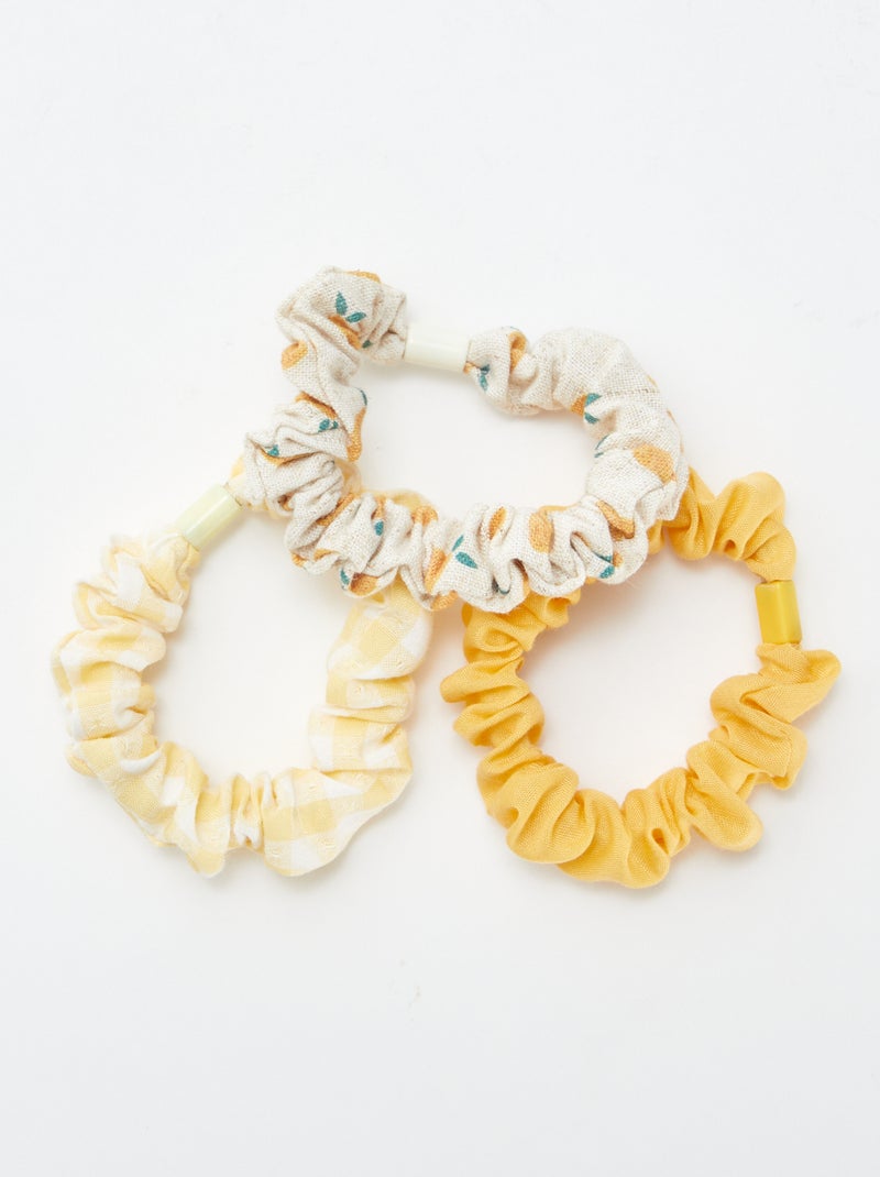 Lot de 3 chouchous JAUNE - Kiabi