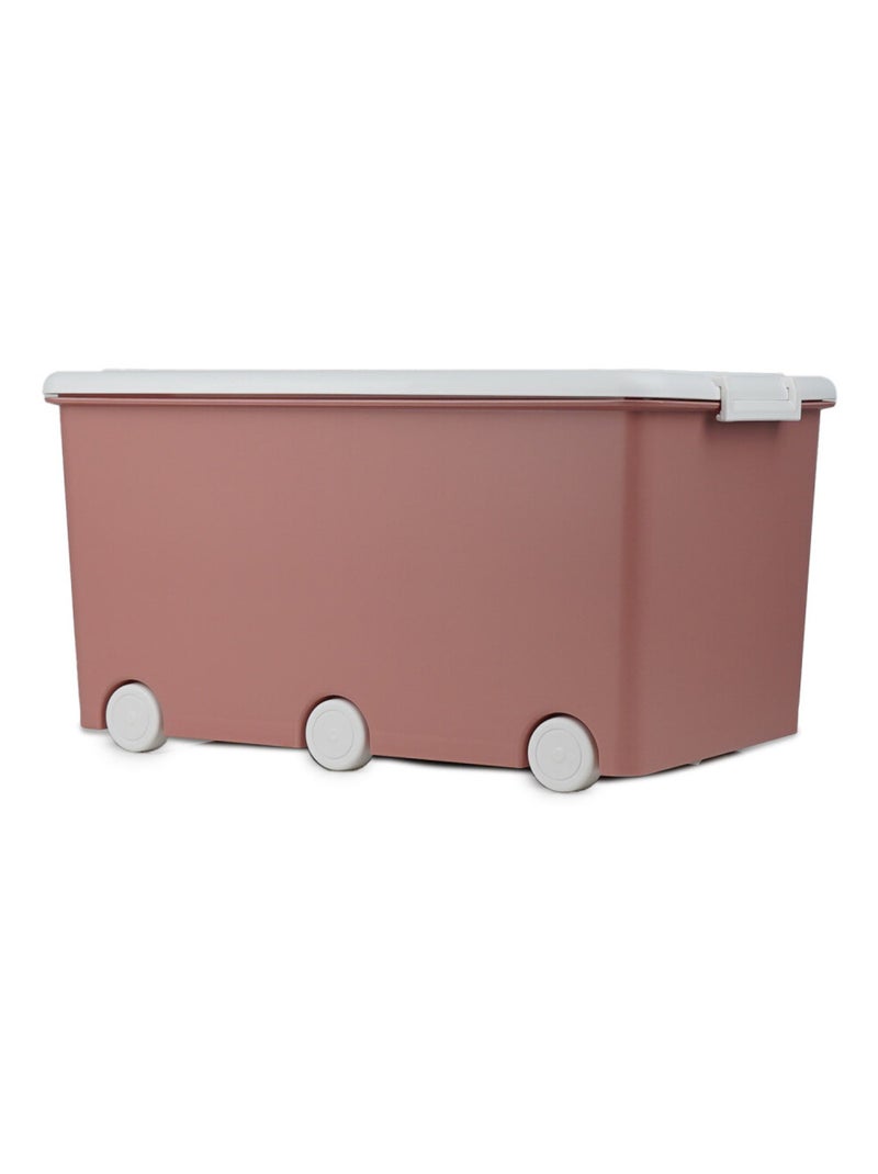 Lot de 3 coffres de rangement playbox - maxi Rose - Kiabi
