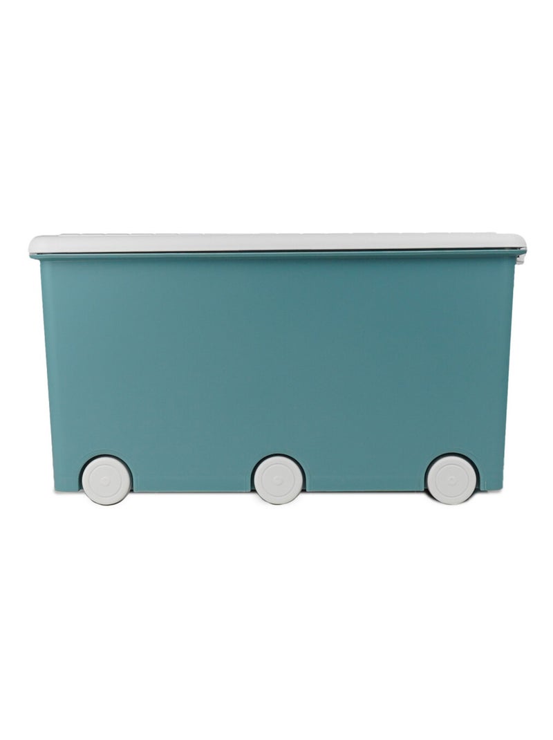 Lot de 3 coffres de rangement playbox - maxi Turquoise - Kiabi