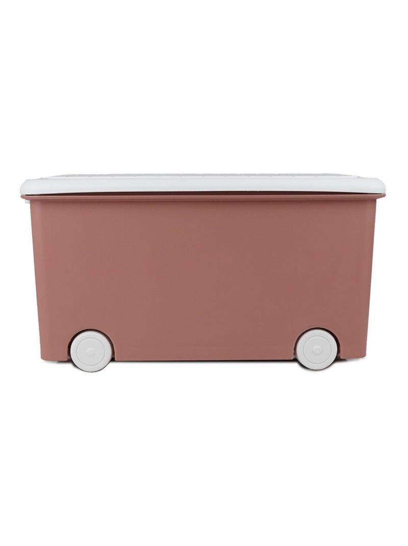 Lot de 3 coffres de rangement playbox - medium Rose - Kiabi