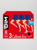 Lot de 3 collants 'DIM' 20D noir - Kiabi