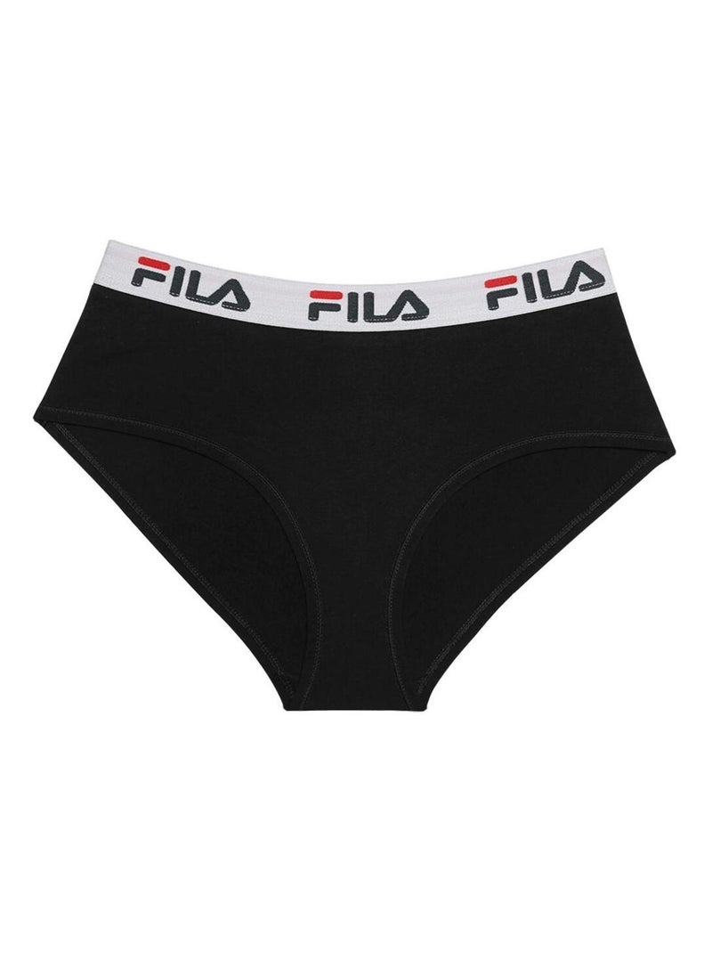 Lot de 3 culottes coton femme  fila Noir - Kiabi