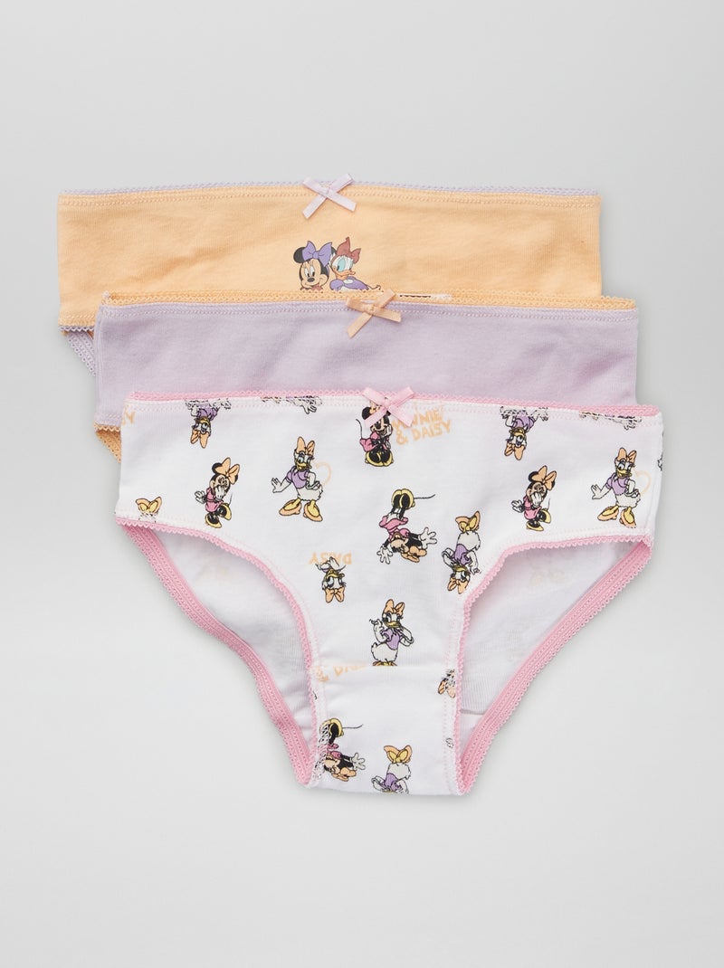 Lot de 3 culottes 'Disney' 'Minnie et daisy' Multicolore - Kiabi