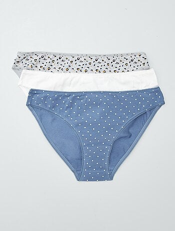 Lot de 3 culottes en coton