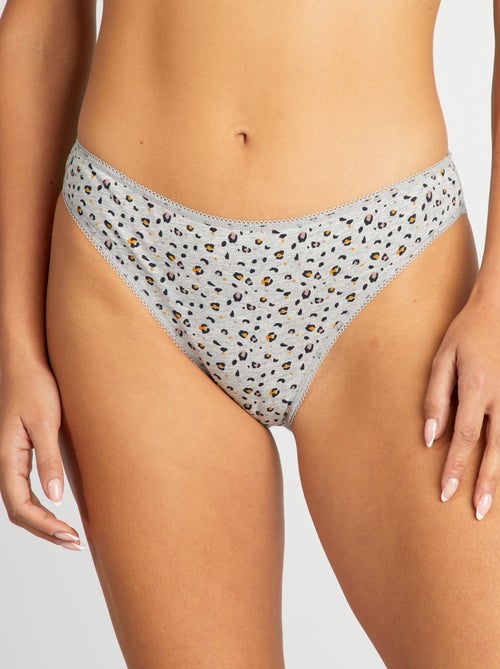 Lot de 3 culottes en coton - Kiabi